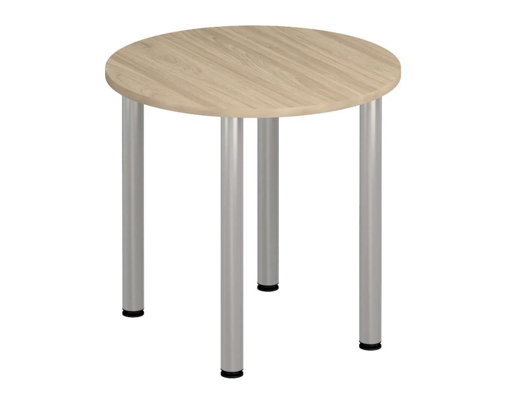 Стол для переговоров круглый на хромированных опорах ФР 185 Formula