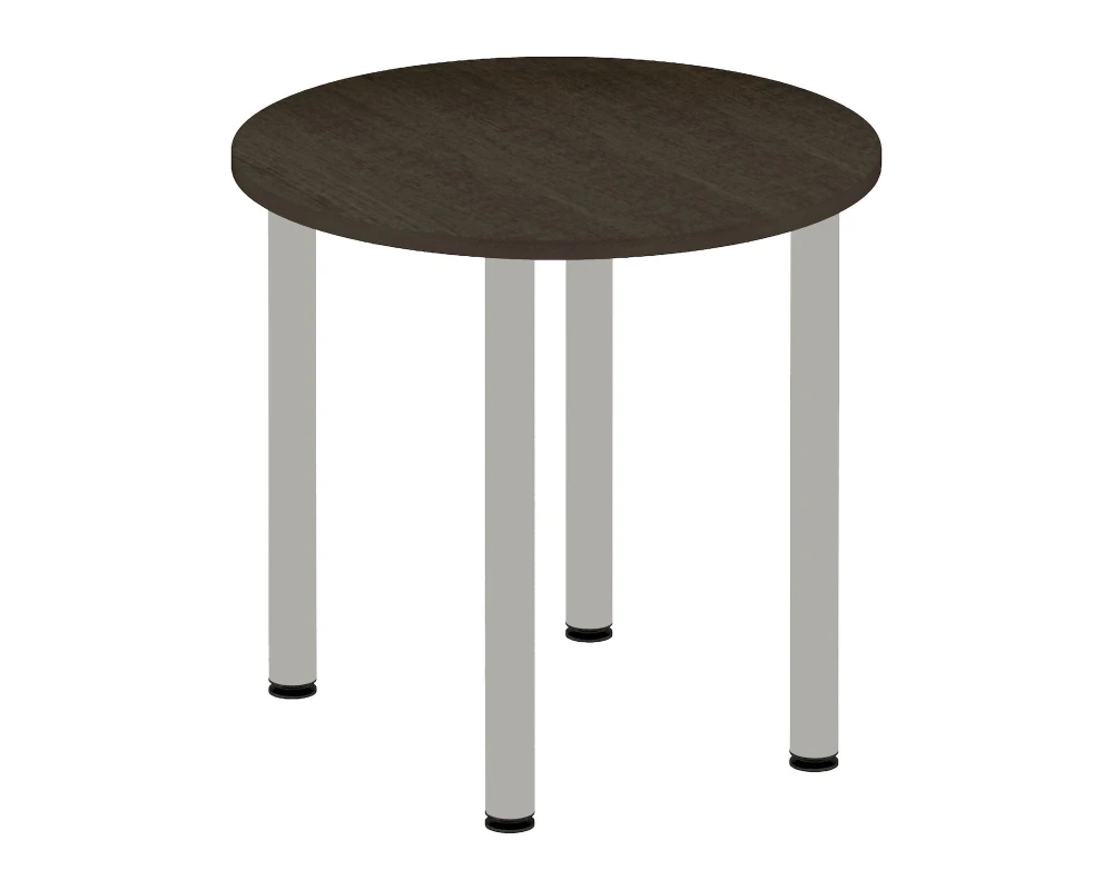 Стол для переговоров круглый на хромированных опорах ФР 185 Formula