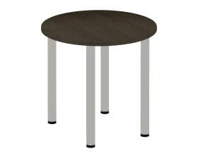 Стол для переговоров круглый на хромированных опорах ФР 185 Formula images