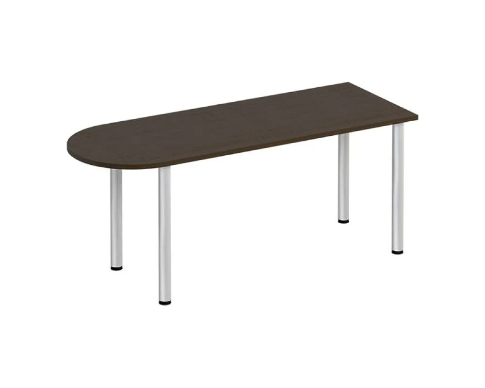 Стол письменный полукруглый на хромированных опорах ФР 2103 Formula