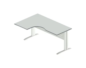 Стол-интеграл левый на металлокаркасе АМК-44L+ОА-01/1600 Агат images