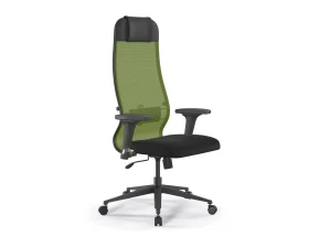 Кресло ErgoLife 11/подл.200/осн.Sit 002 Сетка/Ткань, Зеленый/Черный images