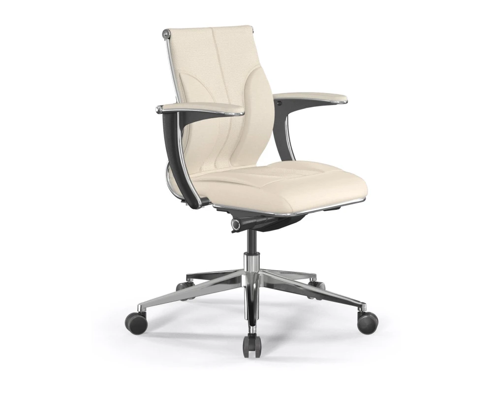 Кресло Samurai S4-11U M26.B32.G25.W03 (подл.1) Экокожа, Молочный