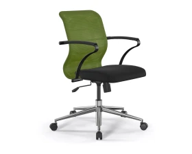 Кресло ErgoLife S 8 M4-8K M09.B23.G18.W01 Сетка/Ткань, Зеленый/Черный images