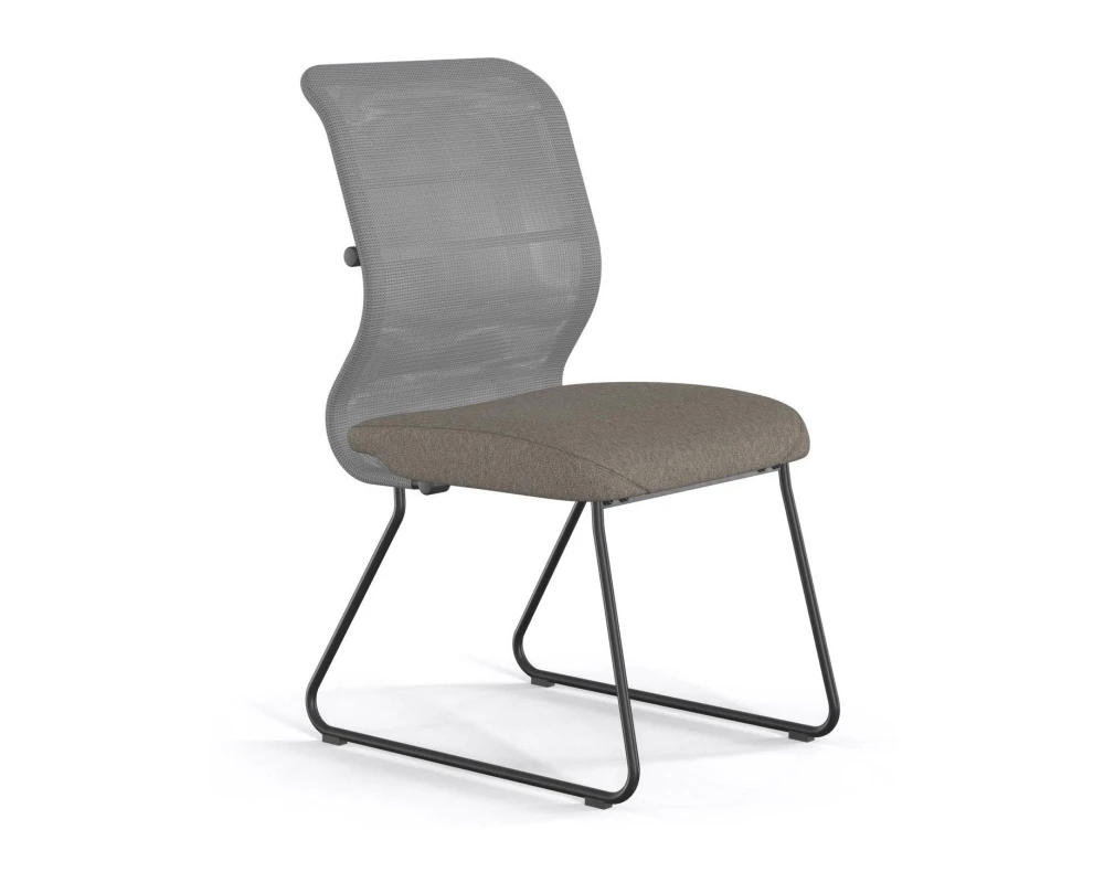 Кресло ErgoLife S 8 M4-9 F57 Сетка/Ткань, Серый/Песочный