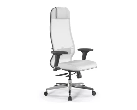 Кресло ErgoLife SynchroSit 10 B1-115D M18.B22.G18.W02 Сетка/Экокожа, Белый images