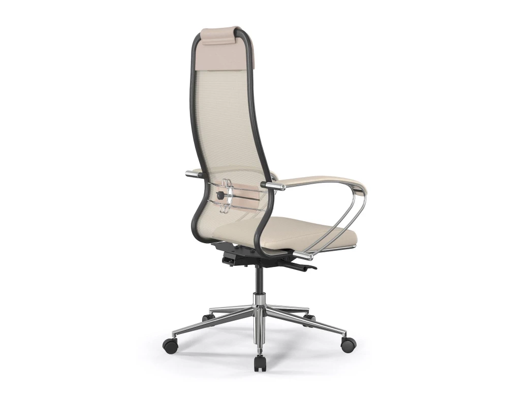 Кресло ErgoLife SynchroSit 10 B1-115K M23.B23.G18.W02 Сетка/Экокожа, Молочный