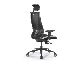 Кресло ErgoLife SynchroSit 10 B2-170D M18.B11.G19.W31 Ткань/Экокожа, Черный/Белый images