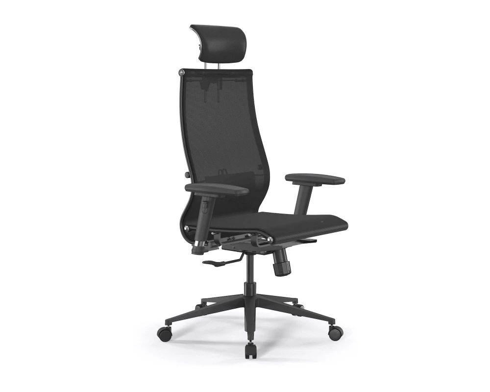 Кресло ErgoLife SynchroSit 10 B2-189D M25.B11.G19.W02 Сетка/Экокожа, Черный