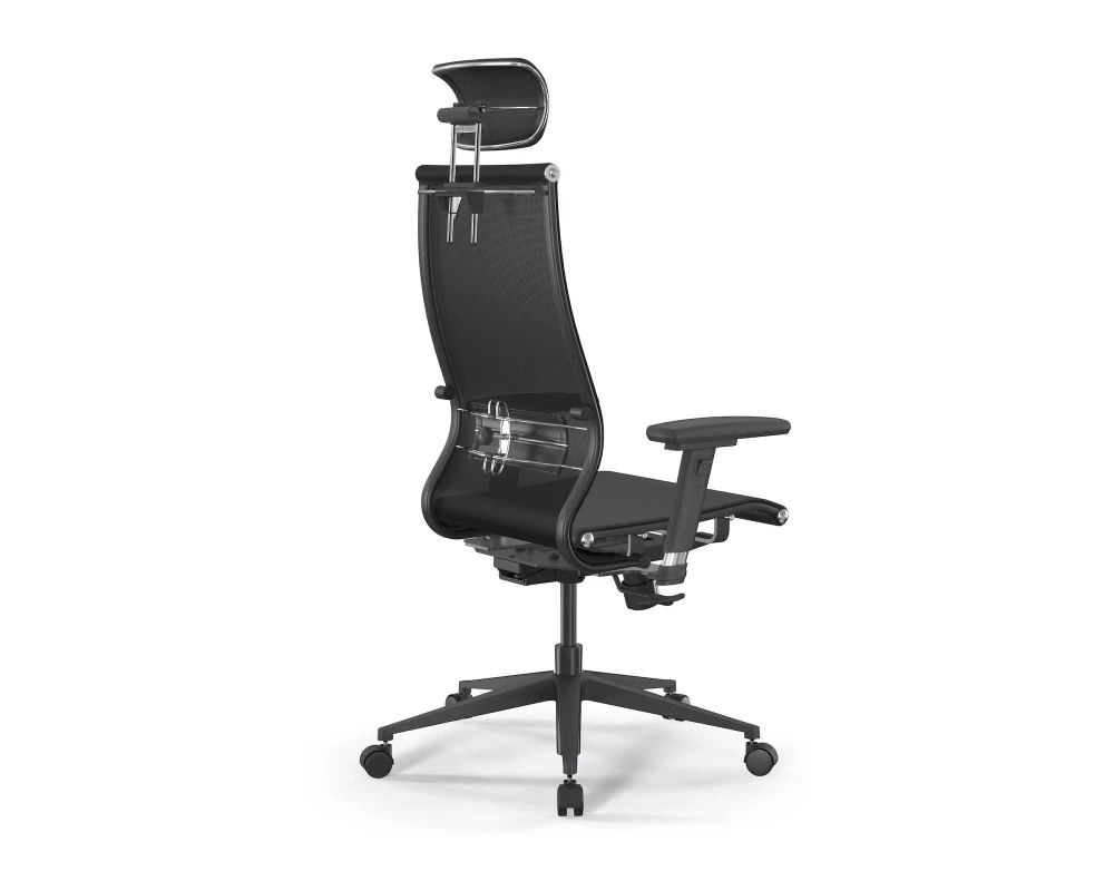 Кресло ErgoLife SynchroSit 10 B2-189D M25.B11.G19.W02 Сетка/Экокожа, Черный