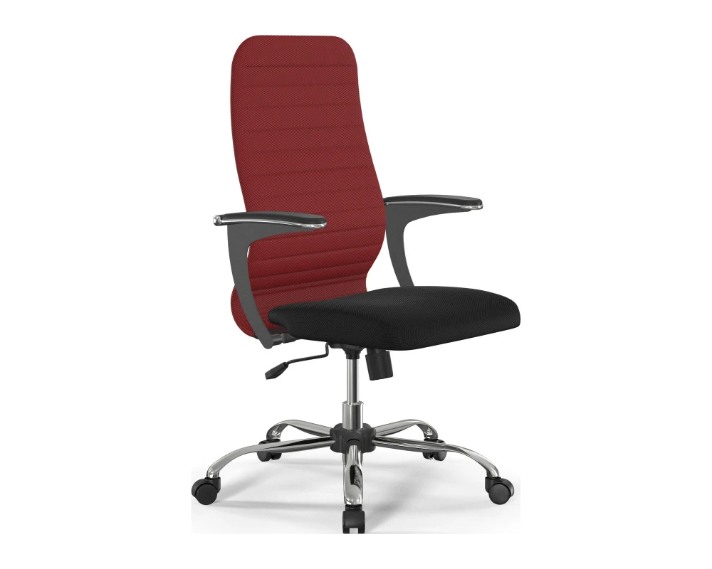 Кресло ErgoLife S 8 B2-10U M09.B21.G20.W01 Сетка, Красный/Черный