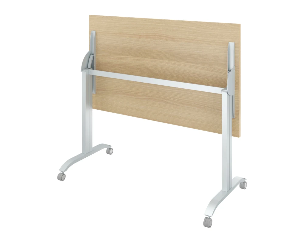 Стол на колёсах с откидной столешницей (1400х700х760) Дублин металл