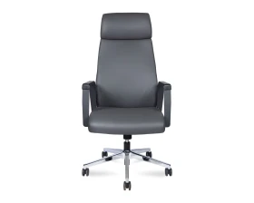 Кресло Norden Арко грэй / Arco grey / серый Экокожа, Серый images