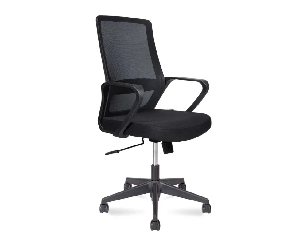 Кресло Norden Пино / Pino black LB Сетка/ Ткань, Черный