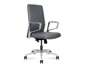 Кресло Norden Вэст / West LB Натуральная кожа, Серый images