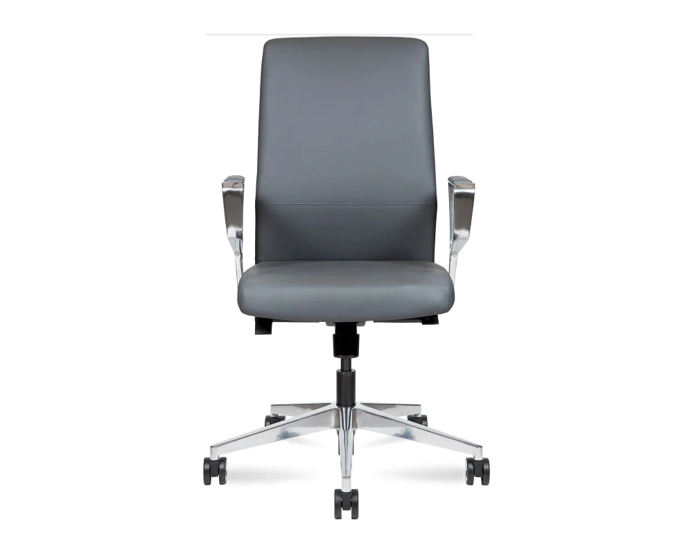 Кресло Norden Вэст / West LB Натуральная кожа, Серый