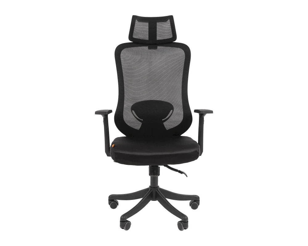 Кресло CHAIRMAN CH563 Сетка/Ткань, Черный