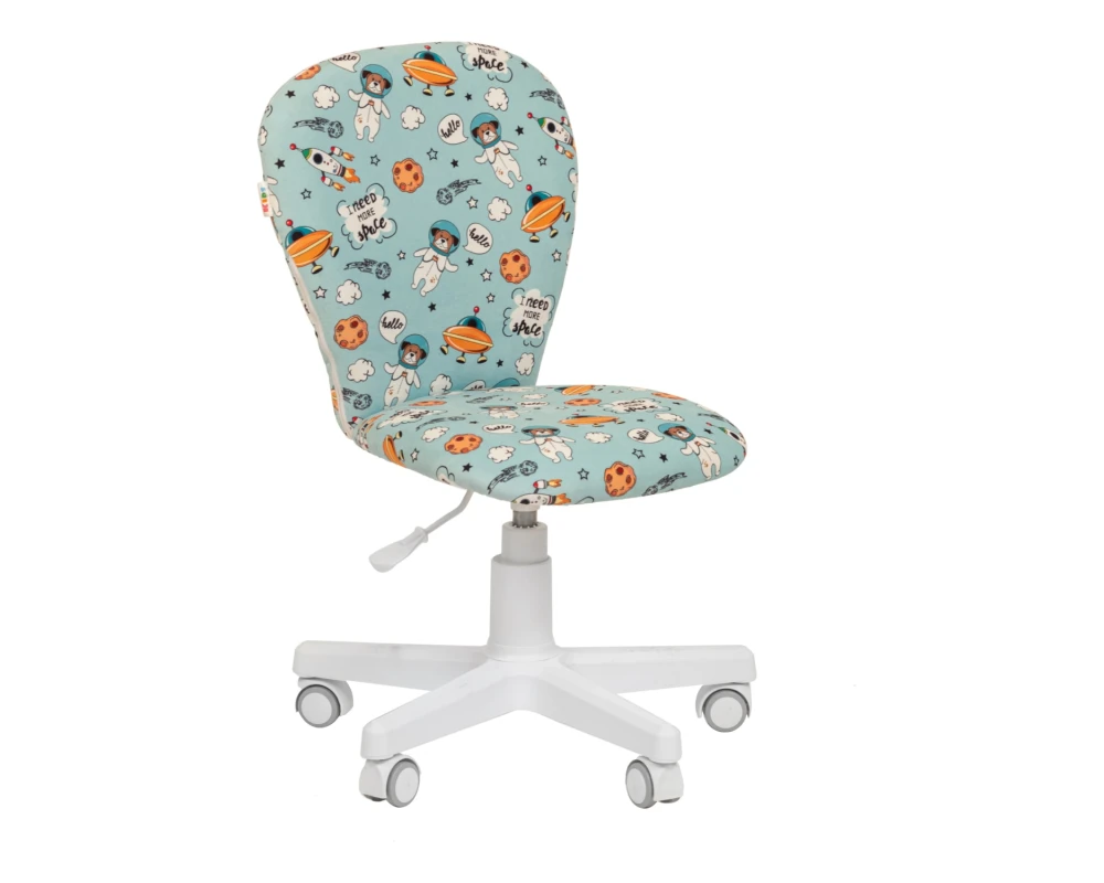 Кресло CHAIRMAN ТИН (Kids) 105 белый пластик (white)