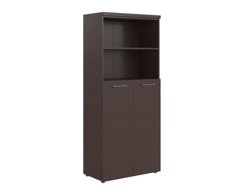 Шкаф с глухими средними дверьми полкой и топом TP