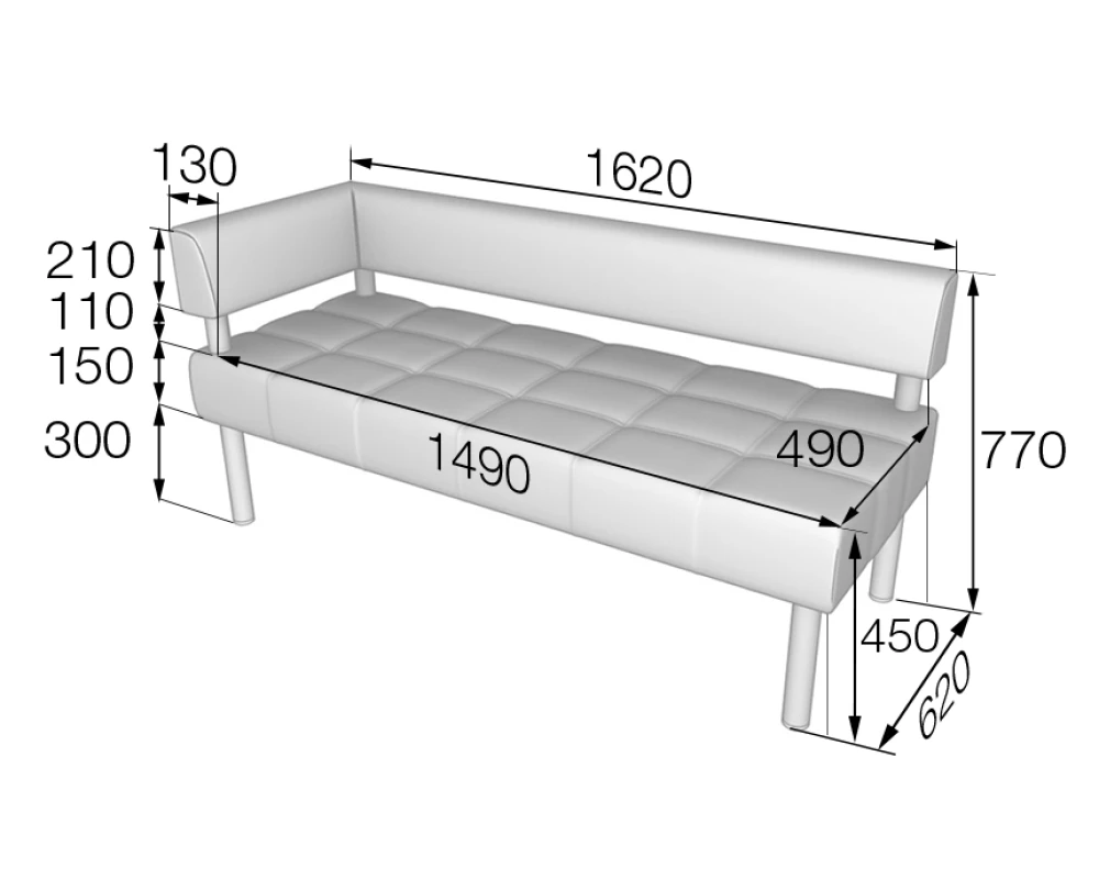 Модуль 3-местный правый Bu3-1R Бизнес MVK